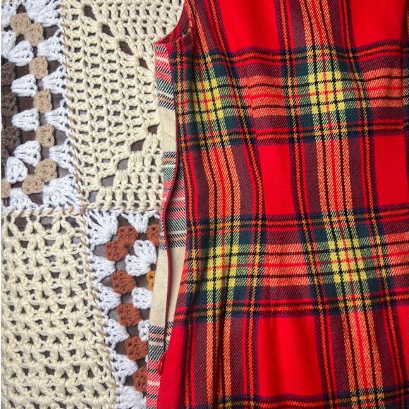 y2k Vera Wang Princess plaid mini dress - Picture 9 of 9